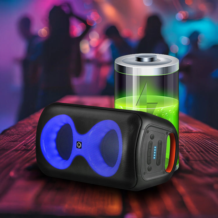 Karaoke Bluetooth kolonėlė „Manta ERIS“, 100 W, su mikrofonu ir pultu