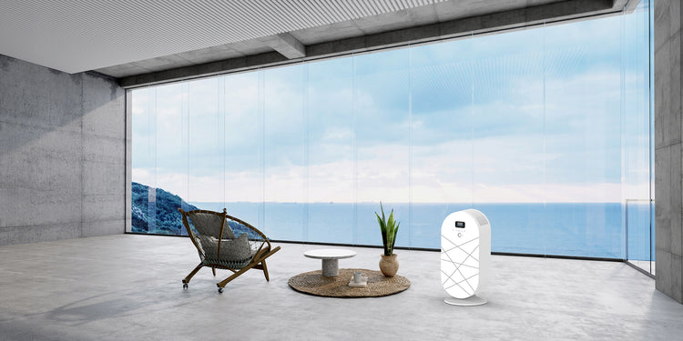 Išmanusis Wi-Fi oro valytuvas su HEPA, UV ir jonizacija, 300 m³/h