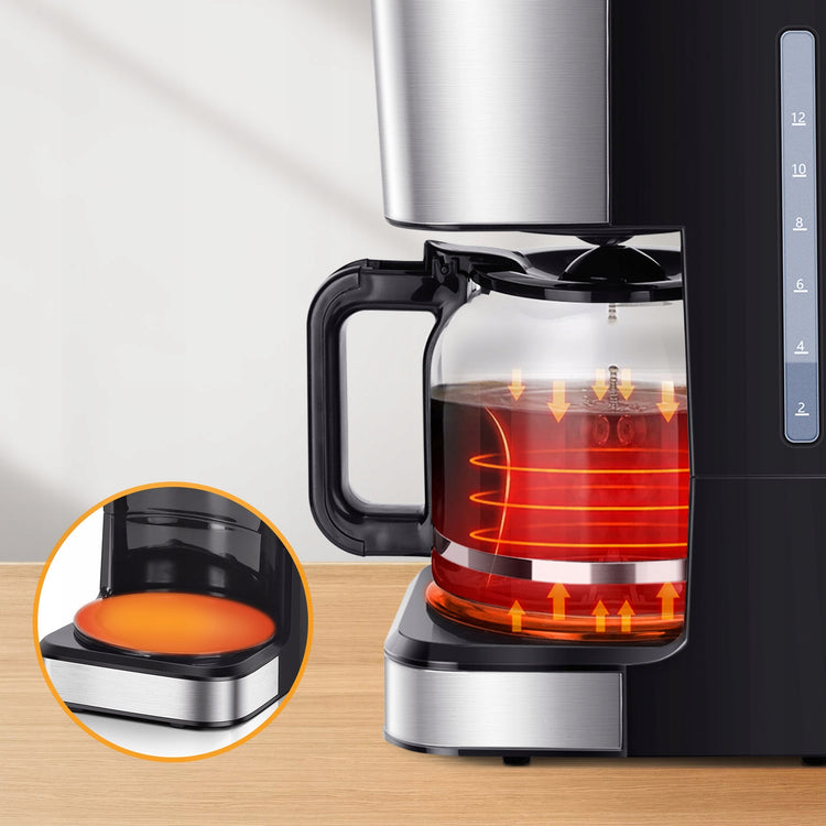Kavavirė su laikmačiu „Taylor Swoden Darcy“, 950 W, 1,5 l, juoda