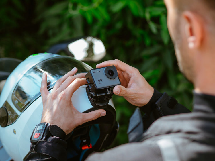 Veiksmo kamera „Blow GoPro4U“ 4K UHD su Wi-Fi, mikrofonu ir priedais