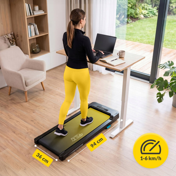 Elektrinis bėgimo takelis vaikščiojimui po stalu „Walking Pad“ MY-WALK