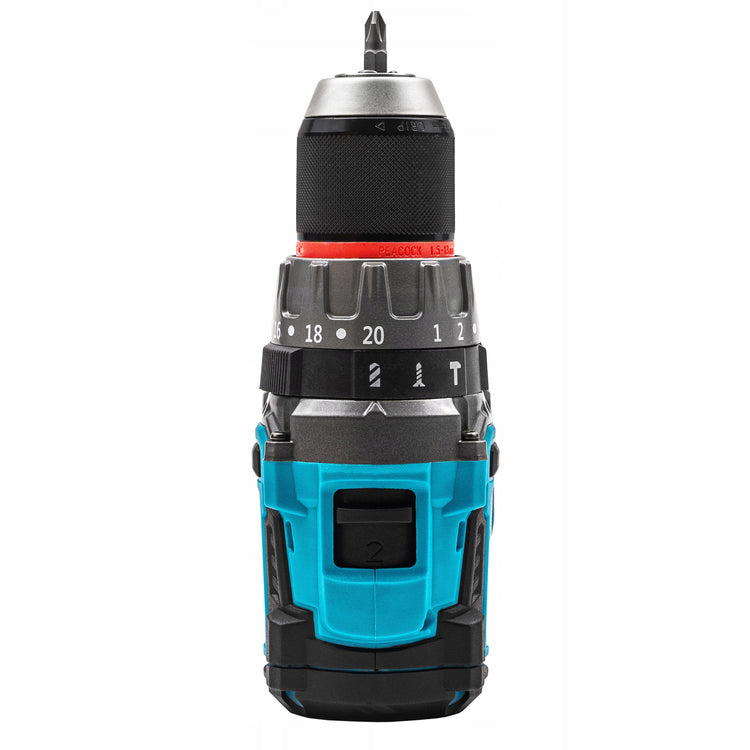 Akumuliatorinis smūginis gręžtuvas-suktuvas „Delphi Tools“, 18 V, 90 Nm, 4 Ah