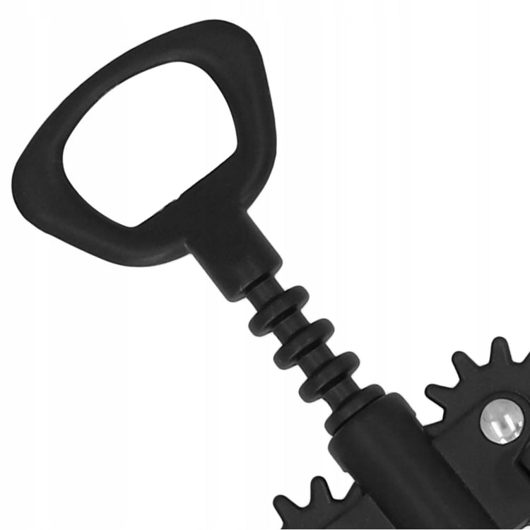 Juodas metalinis kamščiatraukis „Cadro“, 16 cm