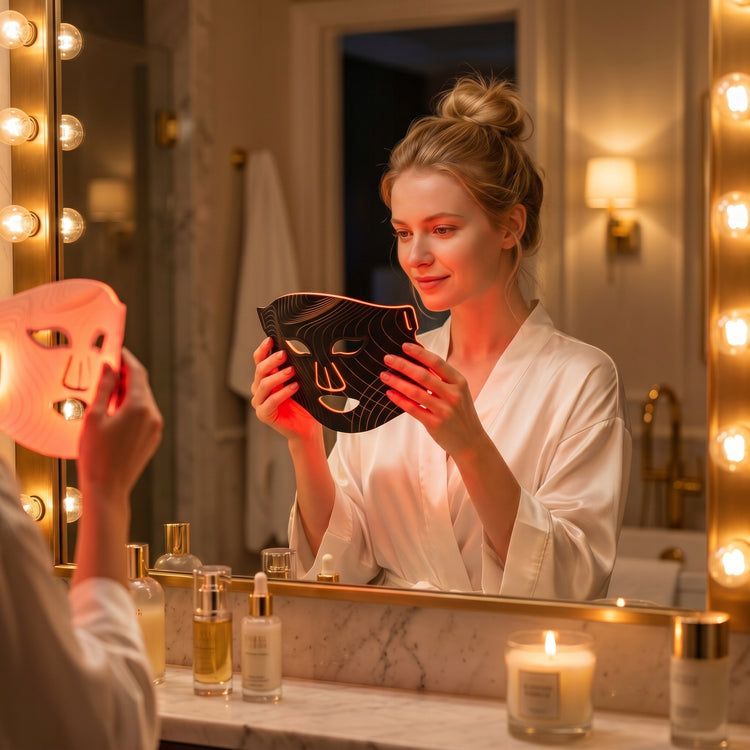 Belaidė LED veido kaukė „FitbyMed“ Photon 4in1
