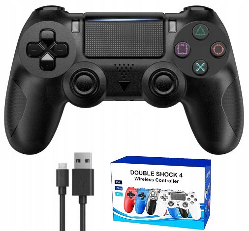 Belaidis žaidimų pultelis PS4 / PC „Pro Slim“ su vibracija, juodas