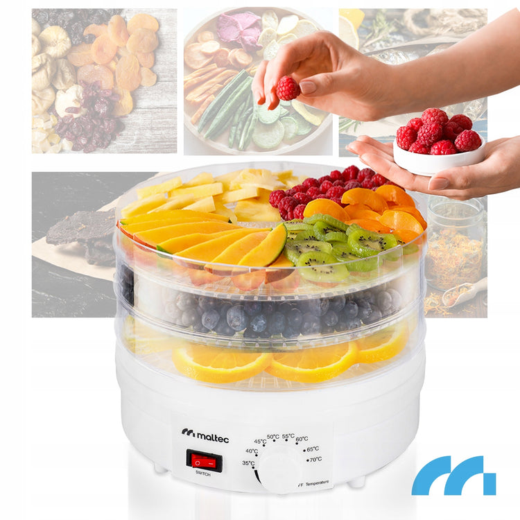 Maisto džiovyklė grybams ir vaisiams „Maltec DryMaster“, 500 W, 5 lentynos – nuotrauka 6