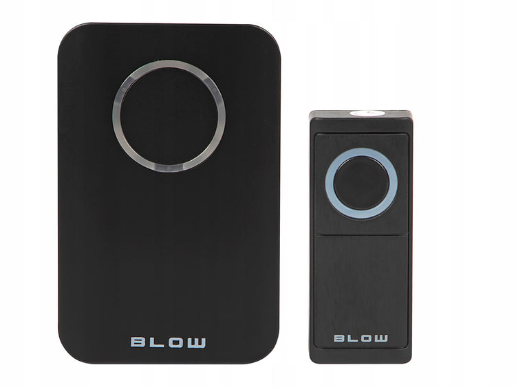 Belaidis durų skambutis „Blow“, IP44, 100 m, 30 melodijų