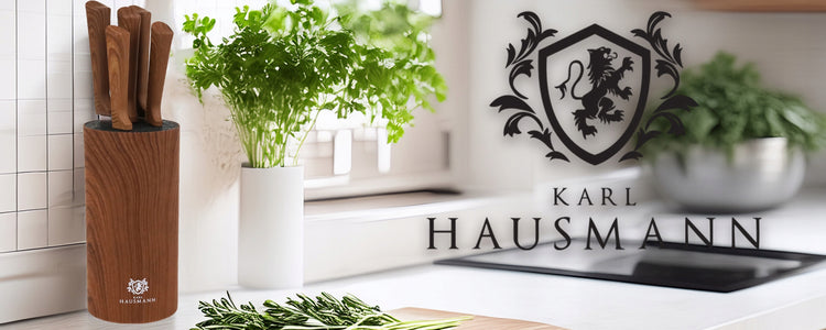 Virtuvinių peilių rinkinys bloke „Karl Hausmann Marco“, 5 peiliai