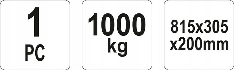 Automobilio rampa „Yato YT-55670“, 1 t