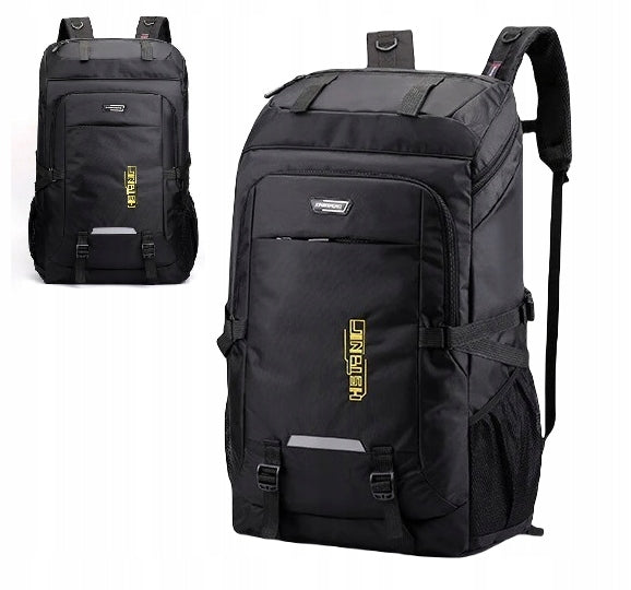 Taktinė sportinė kuprinė ekspedicijoms „K~M PL02“, 50 l, juoda