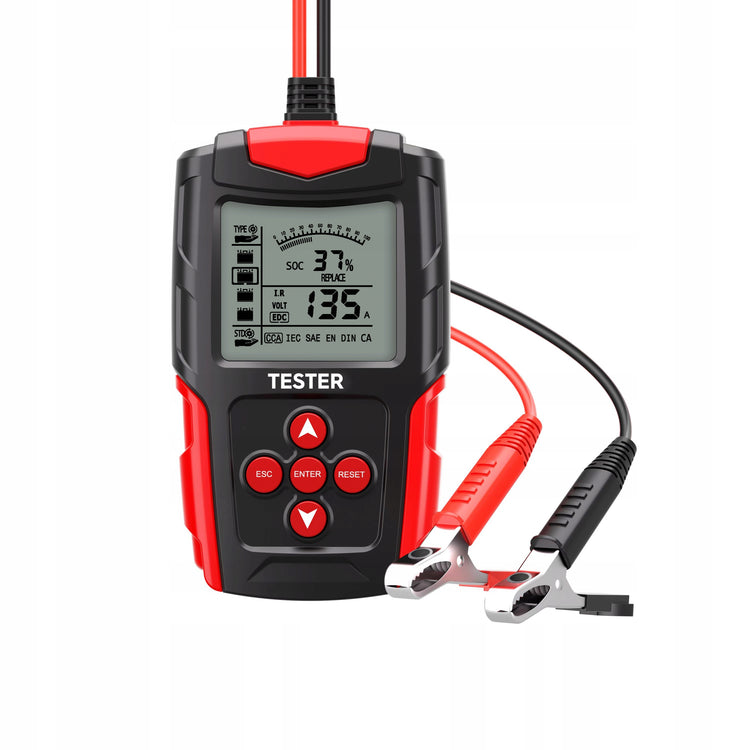 Skaitmeninis akumuliatorių testeris „MBG Line FBT200 PRO“, 12/24 V, 3–200 Ah, LCD