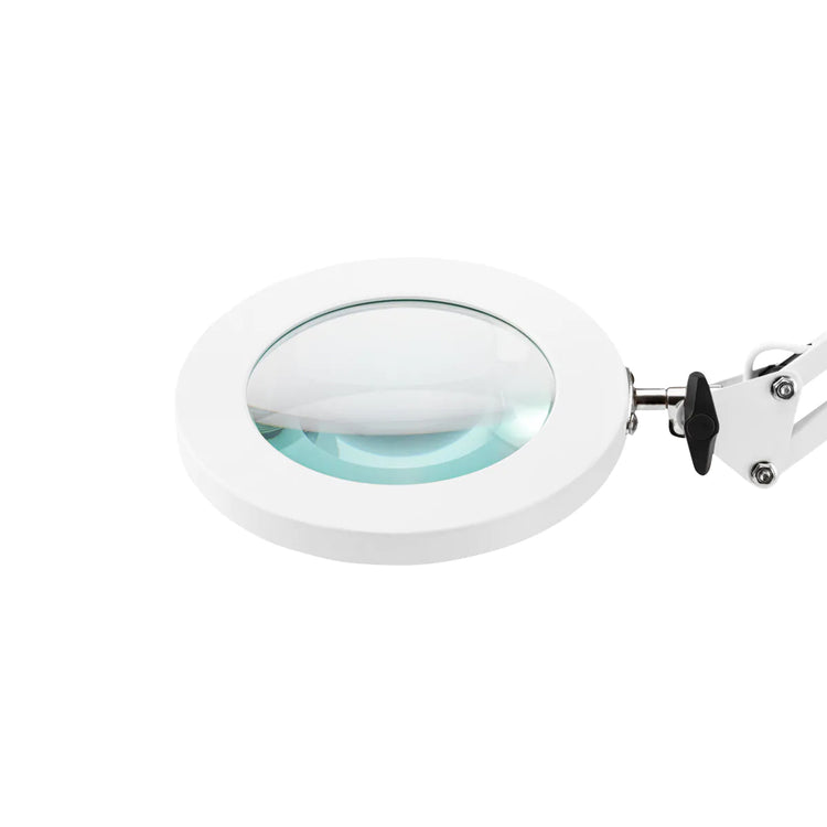 Stalinė LED lempa su didinamuoju stiklu „Glow 308“, USB, 8 W, balta
