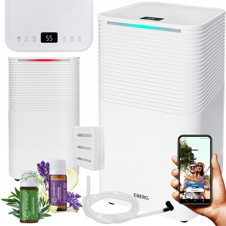 Oro sausintuvas „Eberg Rico“, 12 l per parą, su Wi-Fi – nuotrauka 1