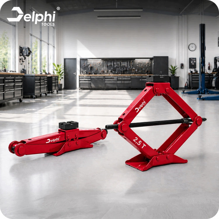 Trapecinis automobilio domkratas „Delphi Tools“ 2,5 t – nuotrauka 3
