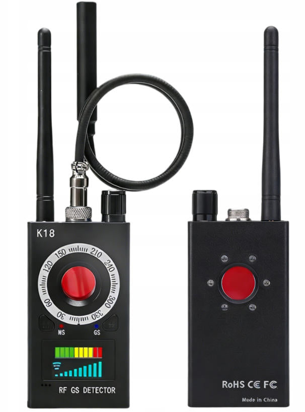 Pasiklausymo įrangos ir GPS sekiklių detektorius „Ineotronic DM-K18“, GSM / LTE / Wi-Fi