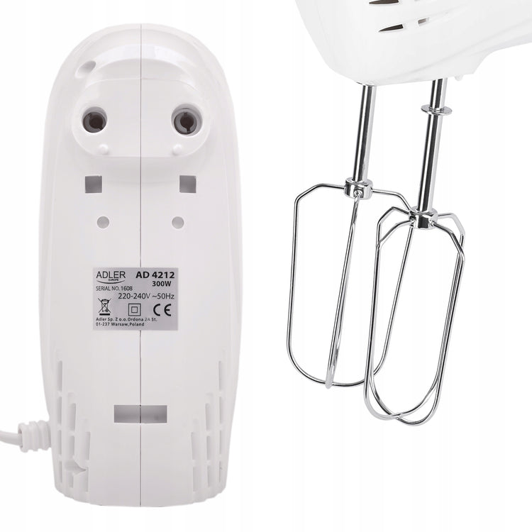 Rankinis mikseris „Adler AD 4212“ 550 W su trintuvo antgaliu