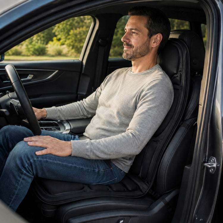 Masažinis kilimėlis su šildymu automobiliui ir biurui „Masuletto Thermo Relax V5 PRO“