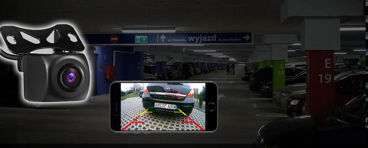 Belaidė Wi-Fi galinio vaizdo kamera telefonui „Kopier“ HD 720p, 170°