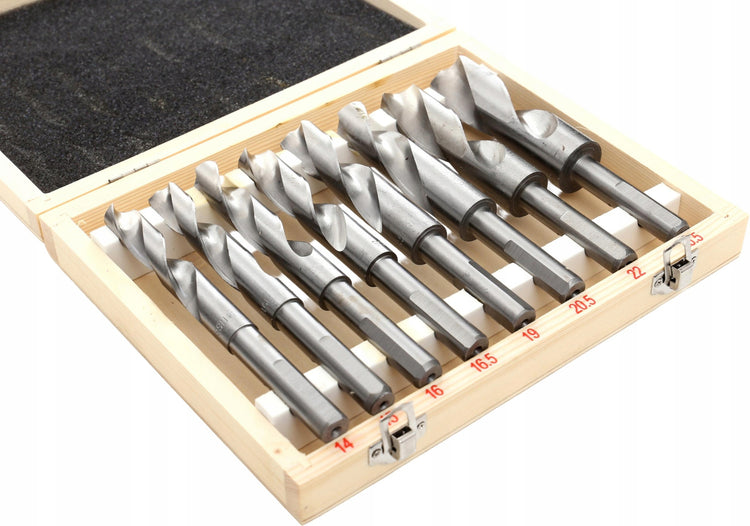 Kobaltinių grąžtų rinkinys metalui „Kraft&Dele KD10243“, 14–25,5 mm, 8 vnt.