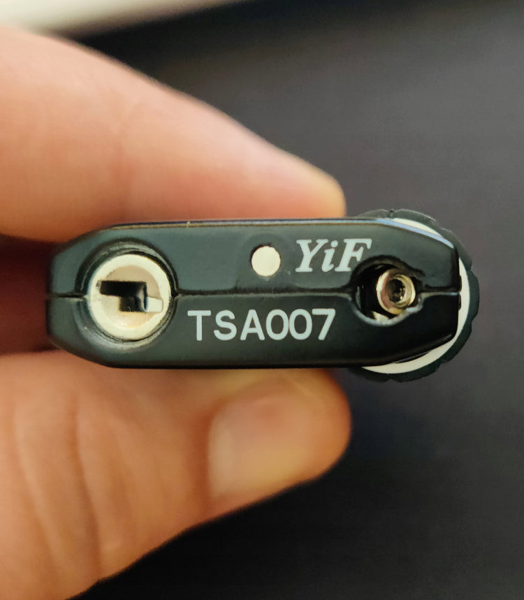 TSA kodinė spyna lagaminui su lynu „Korbi K3“, 4 diskai