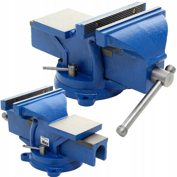 Besisukantis šaltkalvio spaustuvas su priekalu „Kraft&Dele KD1102“, 125 mm