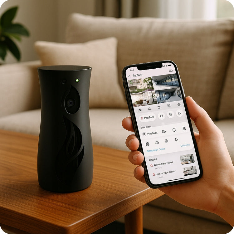 Wi-Fi kamera, įmontuota į oro gaiviklio korpusą, „Spreest SPC05“