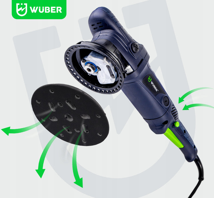 Ekscentrinė automobilio poliravimo mašinėlė „Wuber WR-OP-1500“, 1500 W