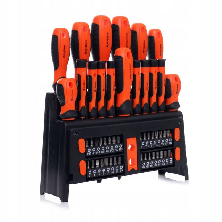 Atsuktuvų rinkinys su magnetizatoriumi „Kraft&Dele KD10950“, 50 elementų