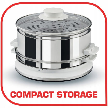 Garų puodas „Tefal Convenient Inox VC1451“ 6 l, 900 W