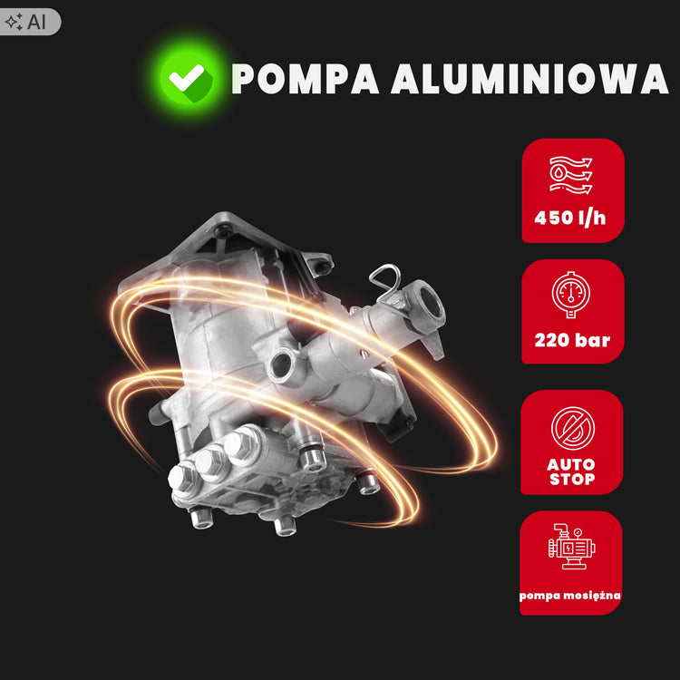 Aukšto slėgio plovykla „Lehmann“ su turbo antgaliu ir putokliu, 260 bar – nuotrauka 4