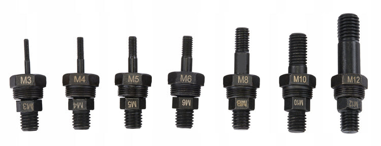 Akumuliatorinis kniedytuvas „Powermat“ 3in1, M3–M12, 2,4–6,4 mm