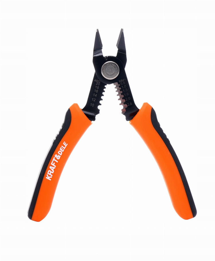 Tikslios kirpimo replės su gnybtų užspaudimu „Kraft&Dele KD10691“, 140 mm