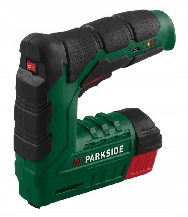 Akumuliatorinis segiklis „Parkside PAT 4 D6“ su kabėmis ir vinimis, 4 V