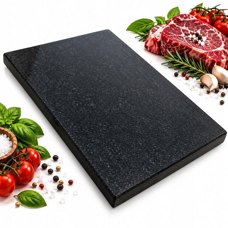 Granitinė pjaustymo lentelė „Premium Black“, 40 × 25 cm