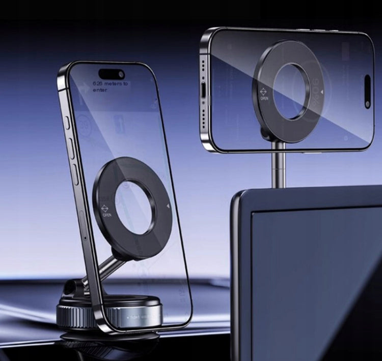 Magnetinis automobilinis telefono laikiklis „Fonneo UM007“ ant stiklo ar skydelio