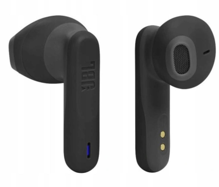 Belaidės ausinės „JBL Wave 300 TWS“ su giliais žemais dažniais, juodos