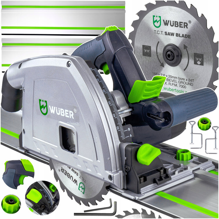 Įgilinamasis pjūklas „Wuber“, 2400 W – nuotrauka 15
