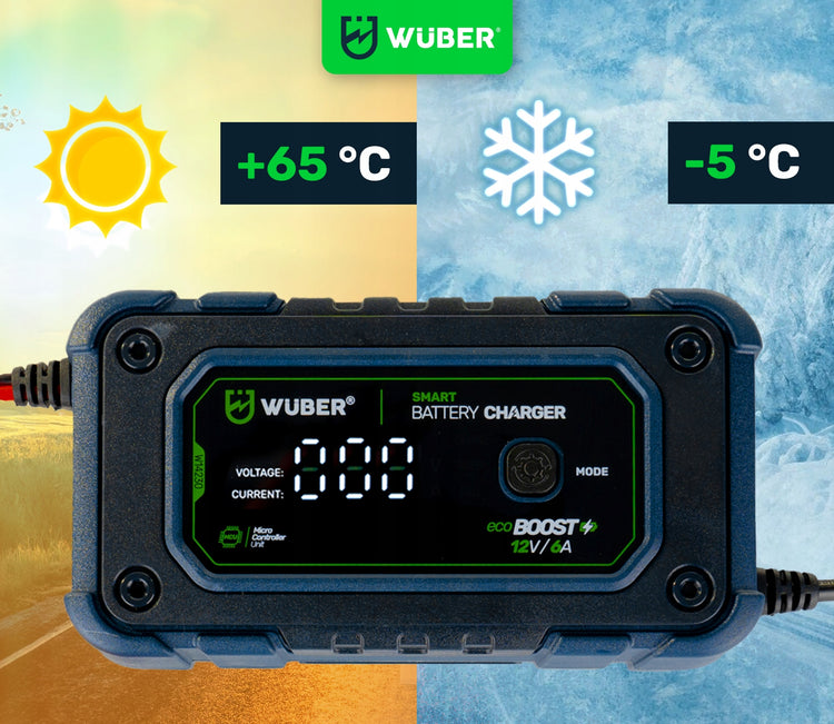 Akumuliatoriaus įkroviklis „Wuber“, 12 V, 6 A – nuotrauka 10