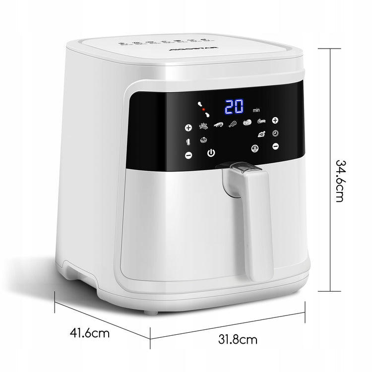 Karšto oro gruzdintuvė „Aigostar 300010A3D“, 7 l – nuotrauka 2
