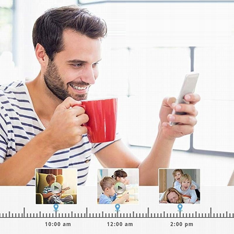Paslėpta Šnipinėjimo Kamera Įkroviklyje su 3xUSB ir 2xType-C Portais - Full HD WiFi