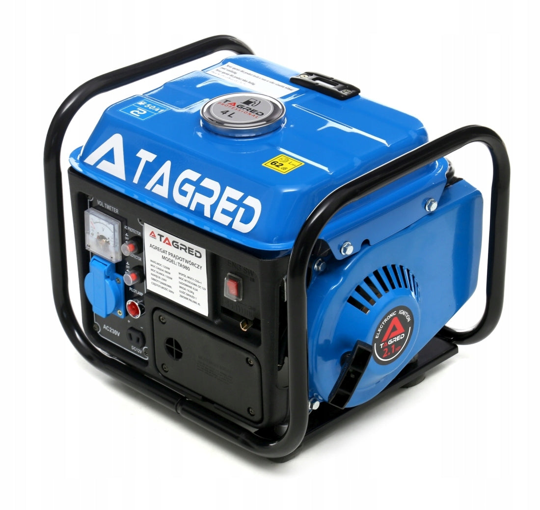 Benzininis elektros generatorius 1250 W, 230 V – TAGRED TA980