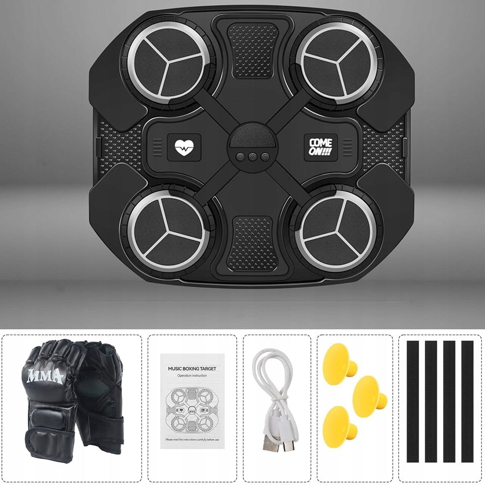 Bluetooth bokso treniruoklis su pirštinėmis ir greičio reguliavimu vaikams