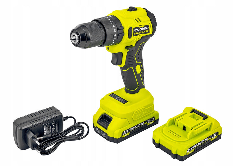 Smūginis gręžtuvas-suktuvas „Toolme TM030“, 2 akum. – nuotrauka 7