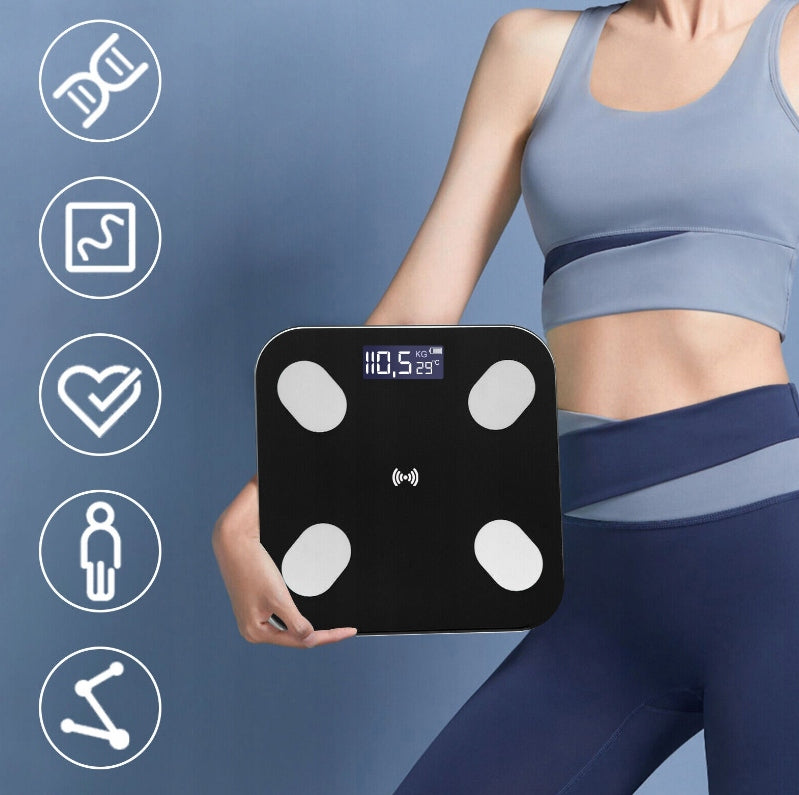 Išmanios, analitinės svarstyklės SMART BLUETOOTH BATHROOM SCALE
