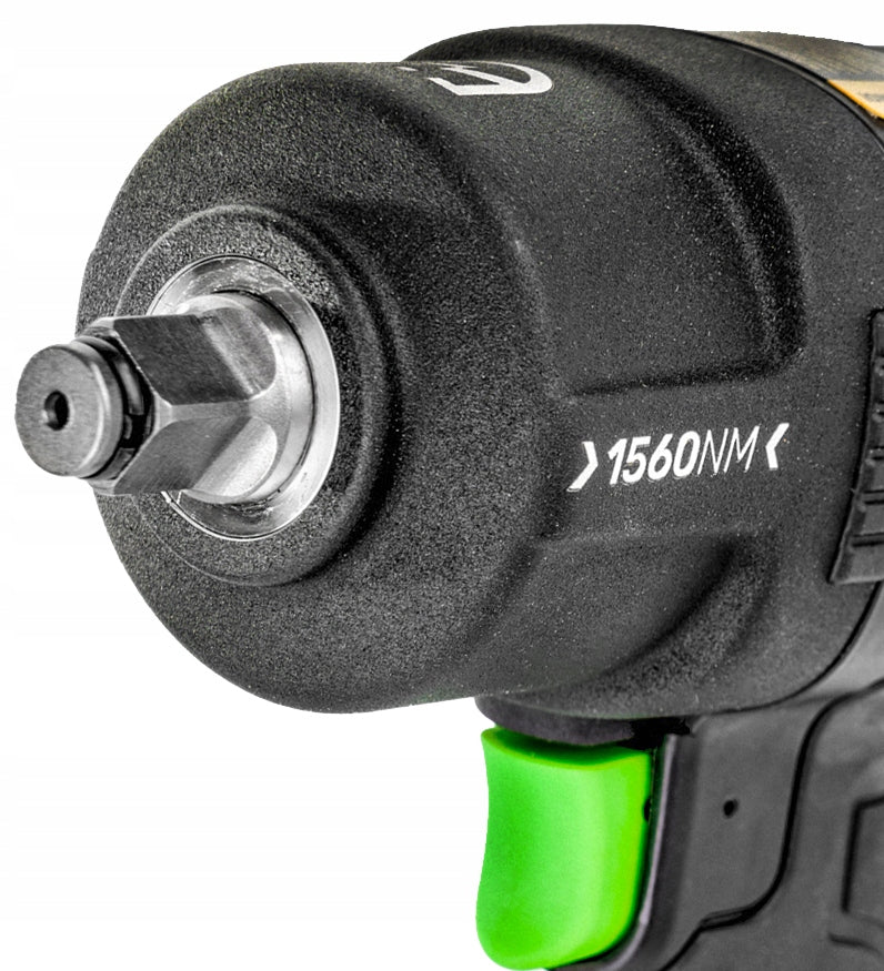 Pneumatinis kompozitinis smūginis veržliaraktis Wuber 1560 Nm 1/2"