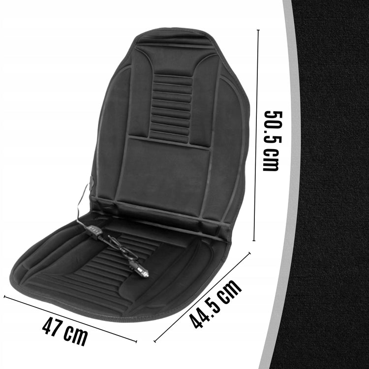 Šildomas automobilio sėdynės kilimėlis, 12 V – nuotrauka 2