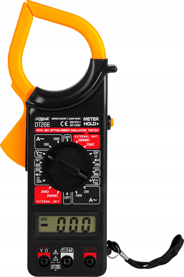 Replinis multimetras „Xtreme DT266“ su dėklu – nuotrauka 6