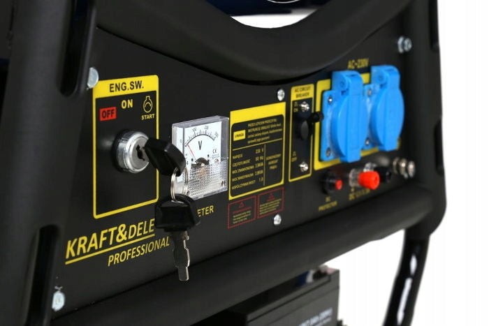 Benzininis generatorius „Kraft&Dele KD142“, 2,8 kW – nuotrauka 6