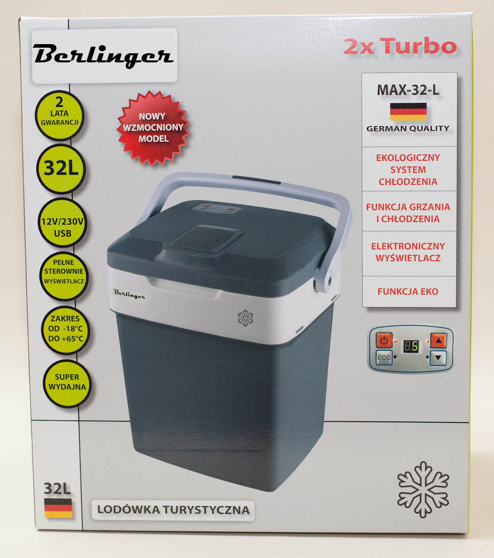 Termoelektrinis šaldytuvas su termostatu Berlinger 32L 12/230V