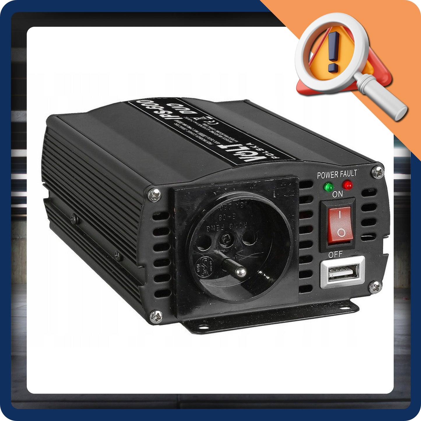 Įtampos keitiklis VOLT IPS 600 DUO | 12V/24V į 230V | 600W | Modifikuota sinusinė banga